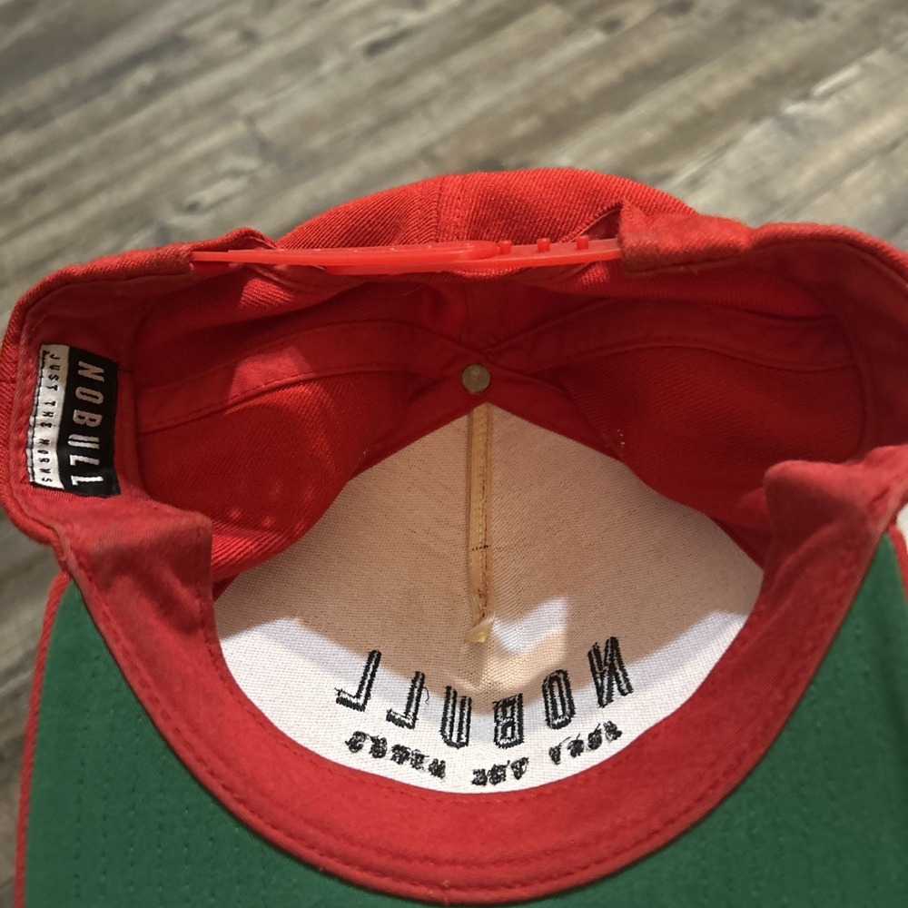 Nobull Just The Horns Black Strap Back‎ Adjustable Trucker Mesh Hat Cap - Picture 3 of 6